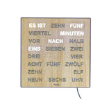 Wand-/Tischuhr AMS Wortuhr 1234/1236/1237/1238/1239/1241 - www.wanduhr.de