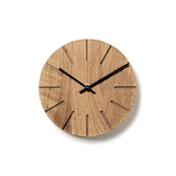 Minimalistische Tisch- und Wanduhr aus massivem Holz - Boom - Natuhr® - www.wanduhr.de