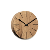 Minimalistische Tisch- und Wanduhr aus massivem Holz - Boom - Natuhr® - www.wanduhr.de