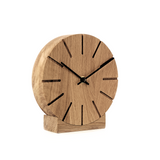 Minimalistische Tisch- und Wanduhr aus massivem Holz - Boom - Natuhr® - www.wanduhr.de