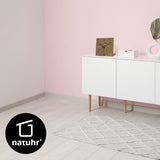 Tischuhr Knick massive Räuchereiche Holz Zifferblatt - www.wanduhr.de