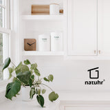Natuhr Wanduhr Tischuhr - Ührle - Kleine Holzuhr aus massivem Eichenholz im modernen skandinavischen Stil - Eiche geölt - www.wanduhr.de