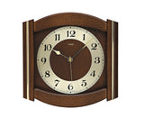 AMS Rustikale Funkuhr Holz - www.wanduhr.de