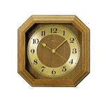 AMS Wanduhr Oktagon Holz - www.wanduhr.de