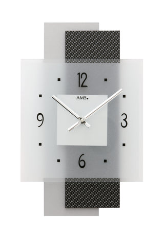 AMS Design Wanduhr geräuscharm Tris - www.wanduhr.de