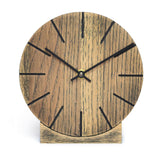 Minimalistische Tisch- und Wanduhr aus massivem Holz - Boom - Natuhr® - www.wanduhr.de