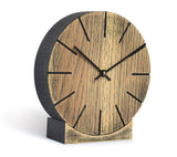 Minimalistische Tisch- und Wanduhr aus massivem Holz - Boom - Natuhr® - www.wanduhr.de