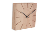 Minimalistische Tisch- und Wanduhr aus massivem Holz - Beam - Natuhr® - www.wanduhr.de