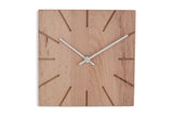 Minimalistische Tisch- und Wanduhr aus massivem Holz - Beam - Natuhr® - www.wanduhr.de