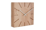 Minimalistische Tisch- und Wanduhr aus massivem Holz - Beam - Natuhr® - www.wanduhr.de