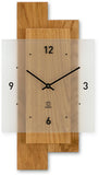 Wanduhr aus Eiche massiv & Mineralglas geräuscharm - Eichwald - Natuhr® - www.wanduhr.de