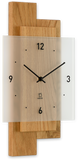 Wanduhr aus Eiche massiv & Mineralglas geräuscharm - Eichwald - Natuhr® - www.wanduhr.de