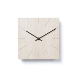 Minimalistische Tisch- und Wanduhr aus massivem Holz - Beam - Natuhr® - www.wanduhr.de