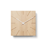 Minimalistische Tisch- und Wanduhr aus massivem Holz - Beam - Natuhr® - www.wanduhr.de