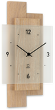 Wanduhr aus Eiche massiv & Mineralglas geräuscharm - Eichwald - Natuhr® - www.wanduhr.de