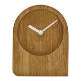 Dom - Tischuhr Eiche mit Funk-Uhrwerk - www.wanduhr.de