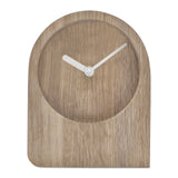 Dom - Tischuhr Eiche mit Funk-Uhrwerk - www.wanduhr.de