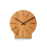 Minimalistische Tisch- und Wanduhr aus massivem Holz - Boom - Natuhr® - www.wanduhr.de