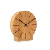 Minimalistische Tisch- und Wanduhr aus massivem Holz - Boom - Natuhr® - www.wanduhr.de