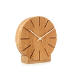 Minimalistische Tisch- und Wanduhr aus massivem Holz - Boom - Natuhr® - www.wanduhr.de