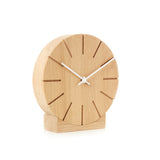 Minimalistische Tisch- und Wanduhr aus massivem Holz - Boom - Natuhr® - www.wanduhr.de