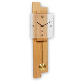 Pendeluhr natuhr massives Holz - www.wanduhr.de