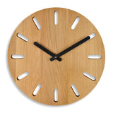 Wanduhr DOT & COMMA Eichenholz - www.wanduhr.de