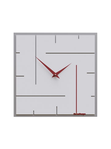 Wanduhr Grid