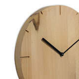 Unikat Natuhr Tischuhr Solide Buche 30 cm Durchmesser 033 Quarz- oder Funkuhrwerk - www.wanduhr.de
