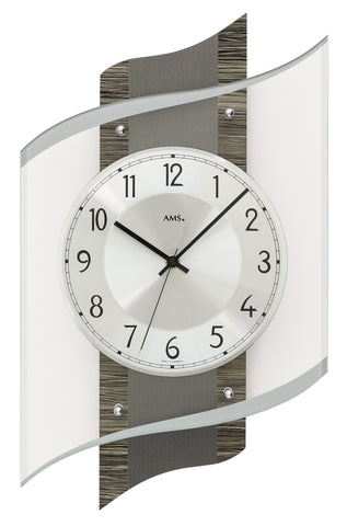 AMS Design Funkwanduhr Element - www.wanduhr.de