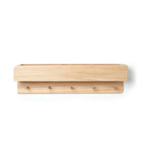 Garderobe & Ablage aus massiver Eiche – Porter - Natuhr® - www.wanduhr.de