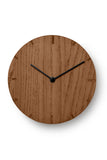 Solide Mini - Wanduhr aus massivem Holz mit Quarz-Uhrwerk - www.wanduhr.de