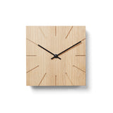 Minimalistische Tisch- und Wanduhr aus massivem Holz - Beam - Natuhr® - www.wanduhr.de