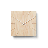 Minimalistische Tisch- und Wanduhr aus massivem Holz - Beam - Natuhr® - www.wanduhr.de