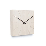 Minimalistische Tisch- und Wanduhr aus massivem Holz - Beam - Natuhr® - www.wanduhr.de