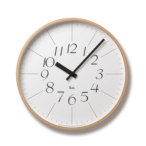 Lemnos RIKI CLOCK Optima - www.wanduhr.de