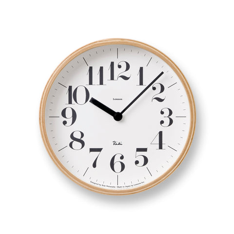 Lemnos RIKI CLOCK - www.wanduhr.de