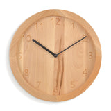 Wanduhr Bold Modern Natuhr aus massivem Holz - www.wanduhr.de