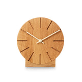 Minimalistische Tisch- und Wanduhr aus massivem Holz - Boom - Natuhr® - www.wanduhr.de