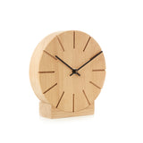 Minimalistische Tisch- und Wanduhr aus massivem Holz - Boom - Natuhr® - www.wanduhr.de