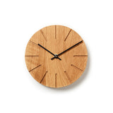 Minimalistische Tisch- und Wanduhr aus massivem Holz - Boom - Natuhr® - www.wanduhr.de