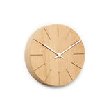 Minimalistische Tisch- und Wanduhr aus massivem Holz - Boom - Natuhr® - www.wanduhr.de