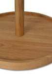 DELIGHT 2-stöckige Etagere aus natürlichem Eichenholz - www.wanduhr.de