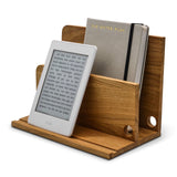 Maestro - Organizer + Ladestation aus Eichenholz für Tablets, Smartphones, Bücher, Briefe uvm. - www.wanduhr.de