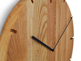 Große Holzwanduhr aus massivem Holz - Loft - Natuhr® - www.wanduhr.de