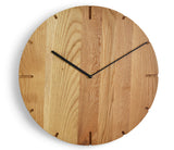 Große Holzwanduhr aus massivem Holz - Loft - Natuhr® - www.wanduhr.de