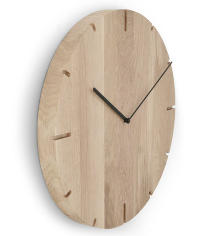 Große Holzwanduhr aus massivem Holz - Loft - Natuhr® - www.wanduhr.de