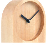 Dom - Tischuhr aus Holz Eiche oder Buche mit Quarz-Uhrwerk - www.wanduhr.de