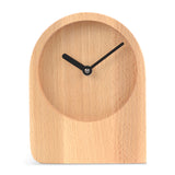 Dom - Tischuhr aus Holz Eiche oder Buche mit Quarz-Uhrwerk - www.wanduhr.de