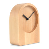 Dom - Tischuhr aus Holz Eiche oder Buche mit Quarz-Uhrwerk - www.wanduhr.de
